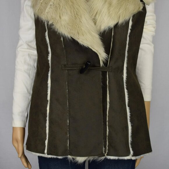 NWT! INC International CONCEPTS NIGHT MOSS VEST - Picture 3 of 6